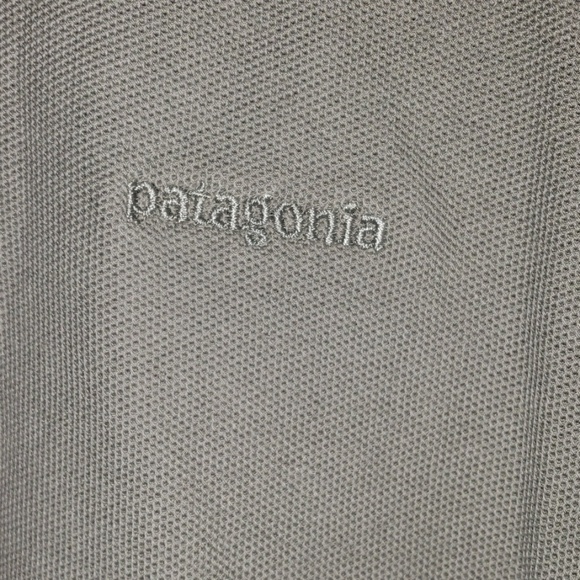 Patagonia oraganic cotton embroidered polo grey - Picture 2 of 5